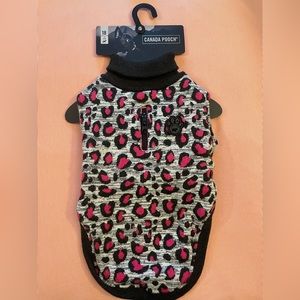 Canada Pooch Northern Knit 2.0 Leopard Sweater size 18